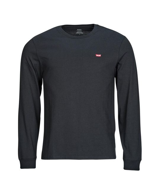 Levi's Blue Long Sleeve T-shirt Ls Original Hm Tee for men