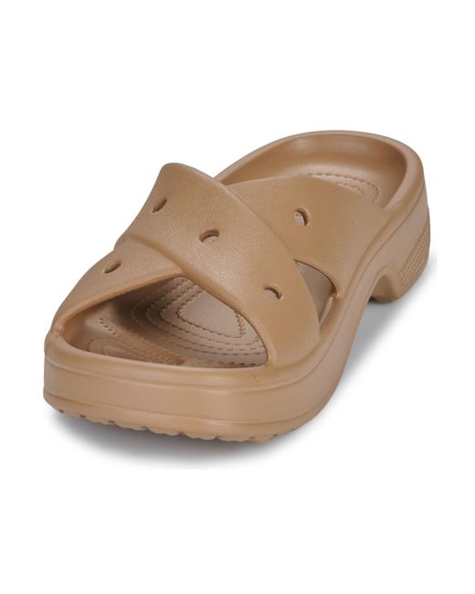CROCSTM Brown Mules / Casual Shoes Cl Womens Cross Strap