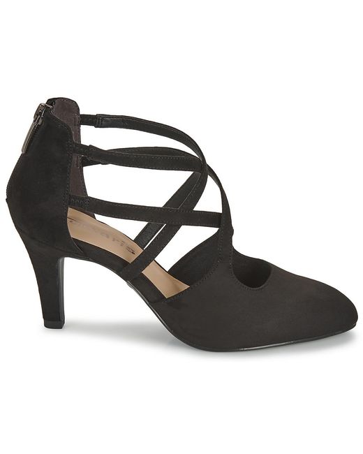 Tamaris Black Heels Undine
