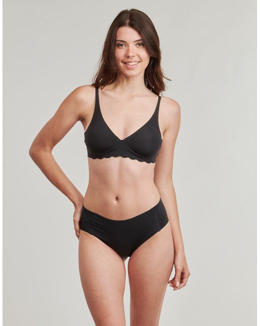 Sloggi Black Triangle Bras And Bralettes Zero Micro 2.0 Soft Bra