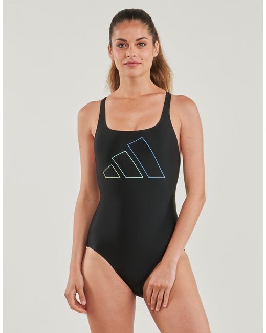 Adidas Black Swimsuits Big Bars X-back Swimsuit
