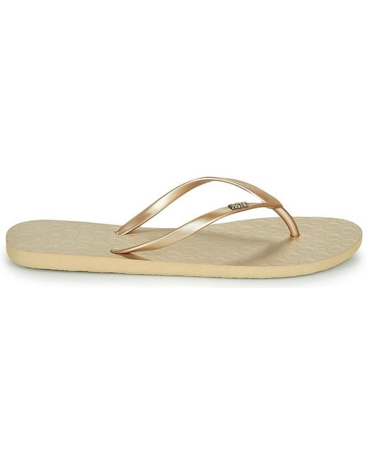 Roxy Metallic Viva V Flip Flops / Sandals (shoes)
