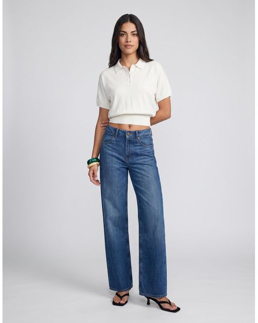 JJXX Blue Wide Jeans Jxtokyo Wide Hw R396