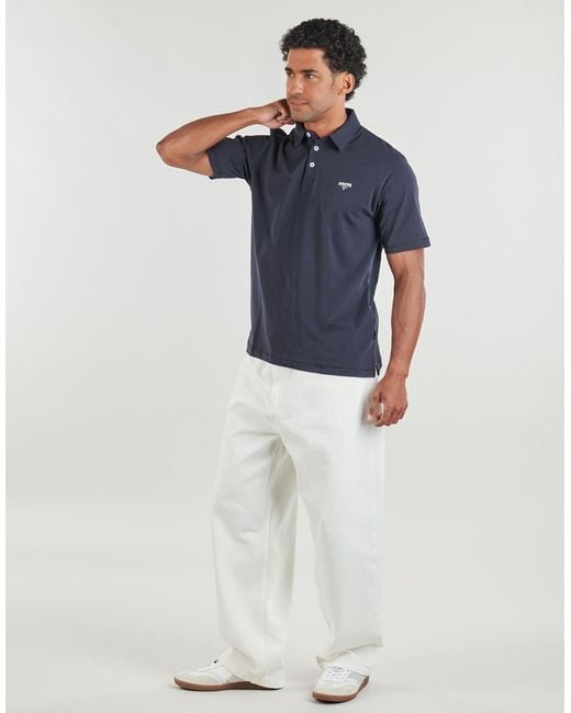Jack & Jones Blue Polo Shirt Jprblatyler Ss Polo for men