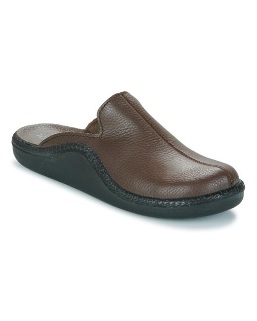 Josef Seibel Brown Flip Flops Monaco 202 G for men