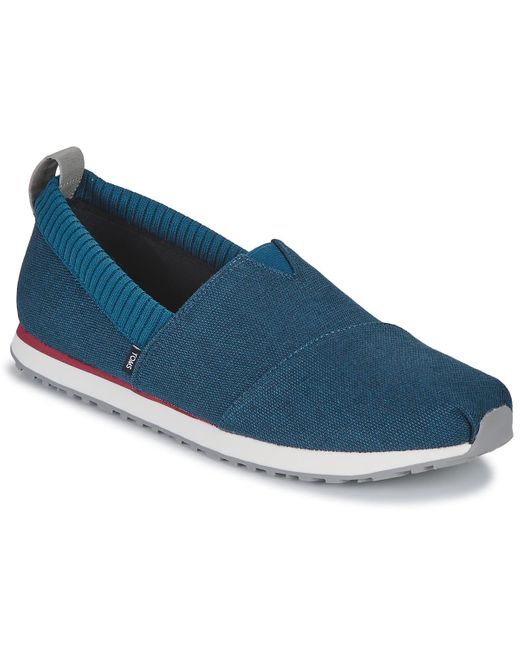 TOMS Blue Flip Flops Alpargata Resident for men
