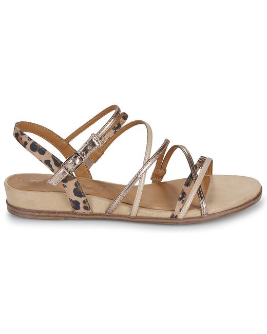 Tamaris Metallic Wedge Sandals 28103-445