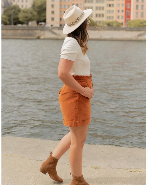 Celeste Brown Shorts Chene