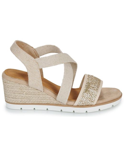 Tom Tailor Metallic Wedge Sandals Isabeau