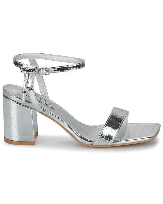 Moony Mood Metallic Heeled Sandals Androma