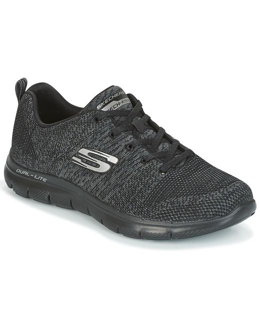 Skechers Flex Appeal 2.0 High Energy Women's Shoes (trainers) In Black