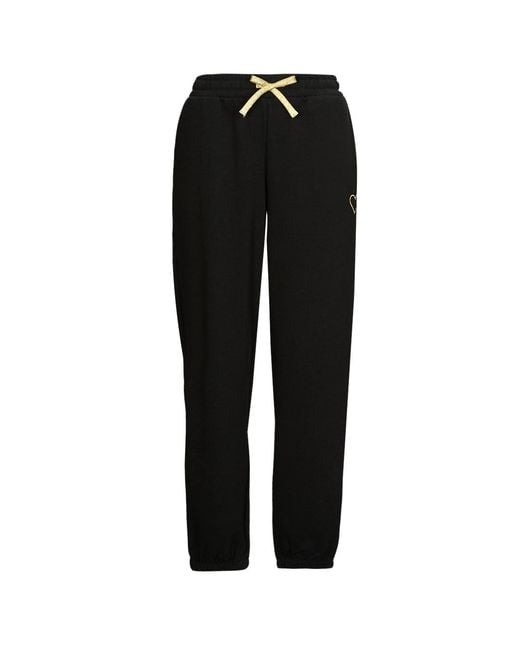ONLY Black Tracksuit Bottoms Onlnoomi Glitter String Pant Cs Swt