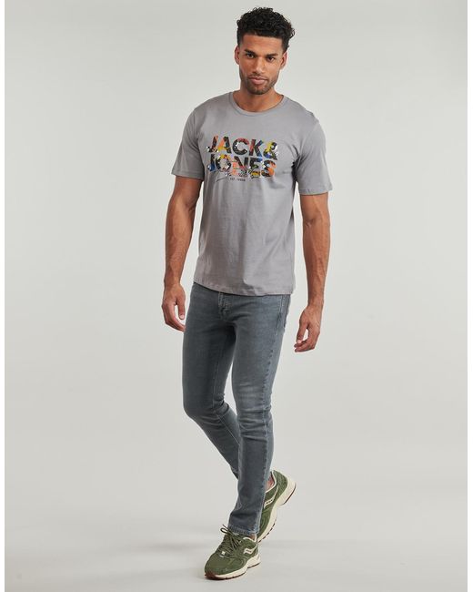 Jack & Jones Blue Skinny Jeans Jjiglenn Jjfelix Am 646 for men