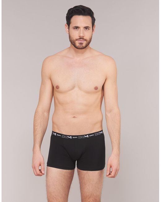 Dim Black Pack Of 3 Stretch Cotton Hipsters for men