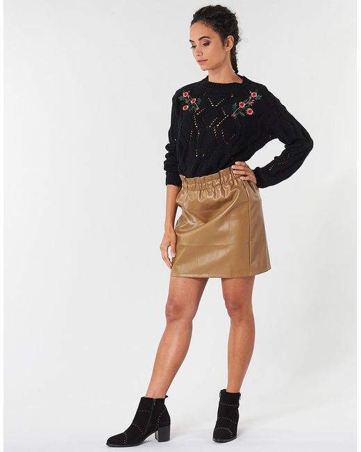 Betty London Natural Lili Women's Skirt In Brown