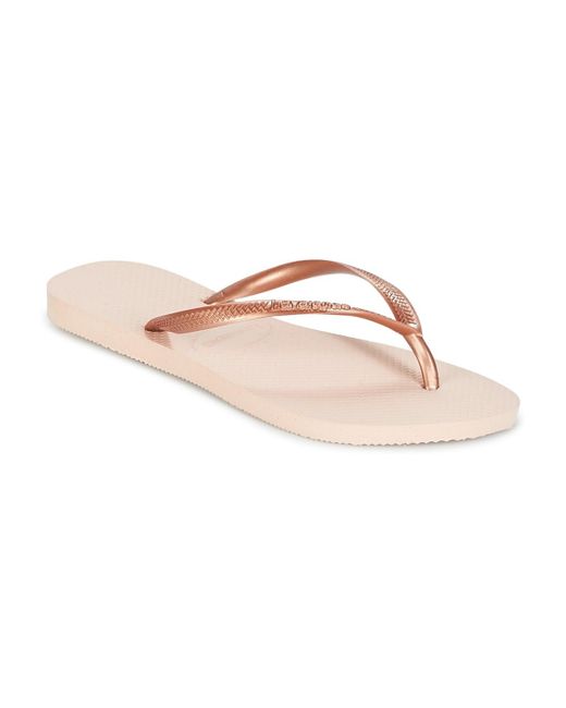 Havaianas Pink Slim Flip Flops / Sandals (shoes)