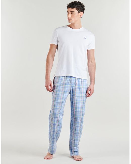 Polo Ralph Lauren Blue Sleepsuits Pj Pant-sleep-bottom for men