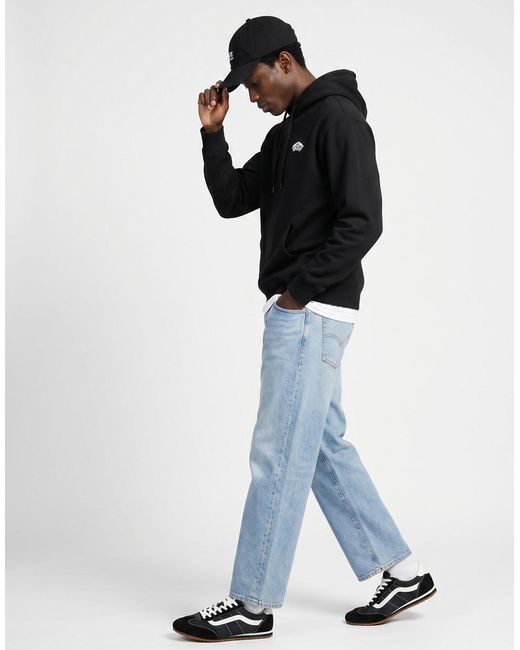 Vans Black Hoodies Double Standard Pullover for men
