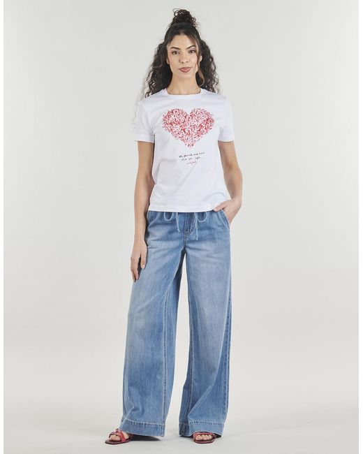 Vero Moda Blue Wide Jeans Vmallison Mr Wide Jeans
