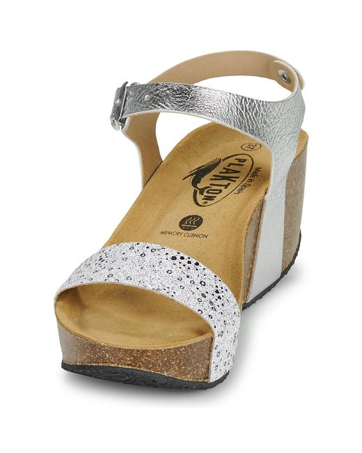 Plakton Metallic So Kiss Sandals