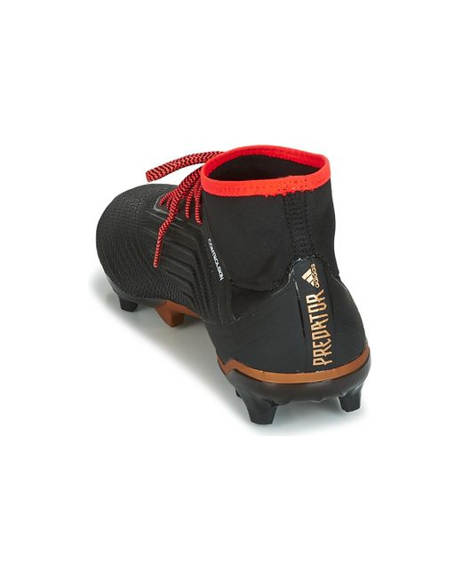black predator boots