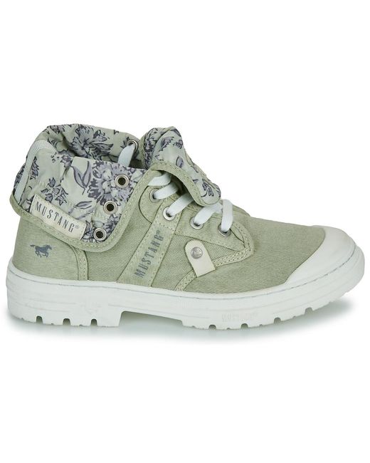 Mustang Green Shoes (high-top Trainers) 26m0742006-sage