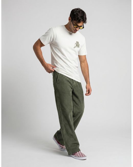 Vans White T Shirt Trashy Sstee for men
