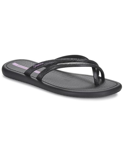 Ipanema Black Flip Flops / Sandals (shoes) Meu Sol Rasteira Ad
