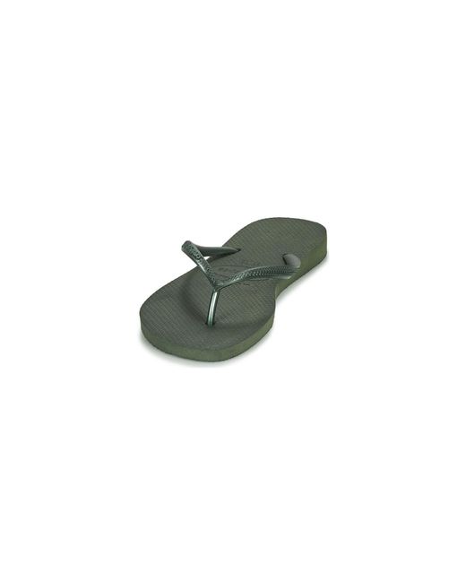 Havaianas Green Slim Flip Flops / Sandals (shoes)