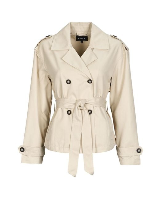 ONLY Natural Trench Coat Onlchino