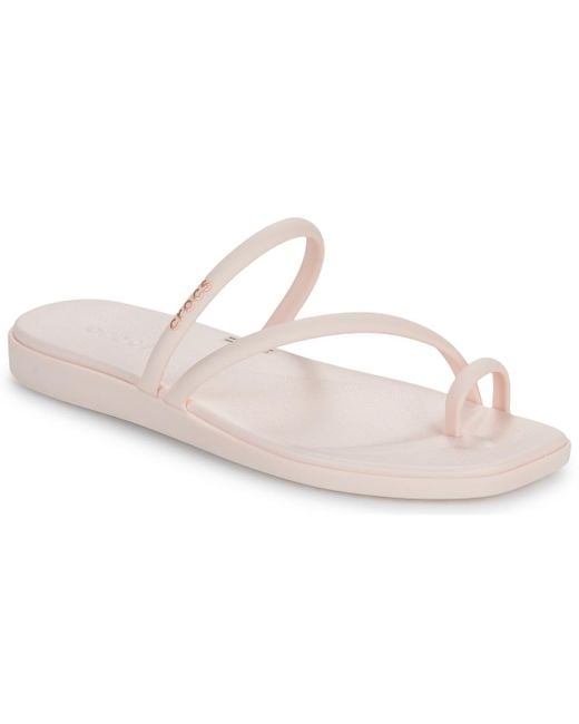CROCSTM Pink Mules / Casual Shoes Miami Toe Loop Sandal
