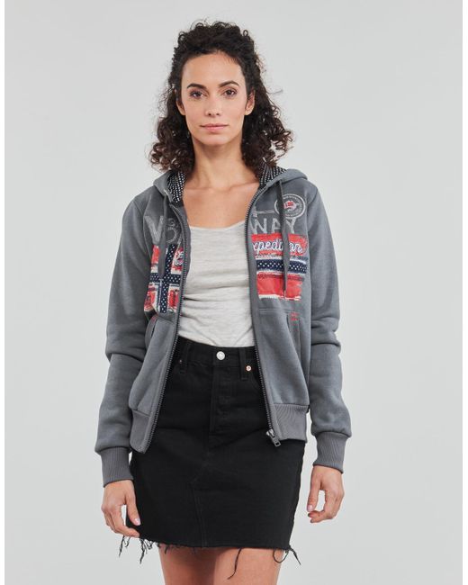 GEOGRAPHICAL NORWAY Gray Farlotte Sweatshirt