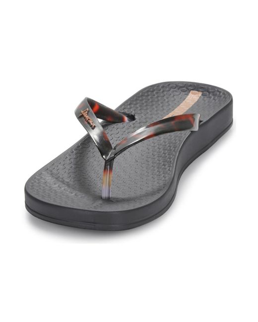Ipanema Gray Flip Flops / Sandals (shoes) Anat Connect Fem