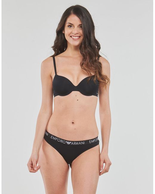 Emporio Armani Black Underwire Bras Invisible Bra 2loop