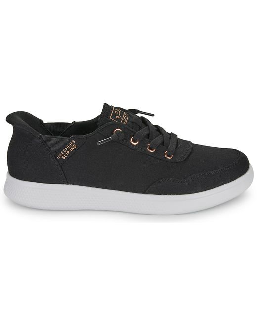 Skechers Black Shoes (trainers) Slip-ins: Bobs Skip Cute - B Cute Sweet