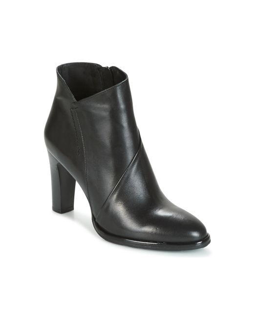 Myma Low Ankle Boots Poir in Black | Lyst UK