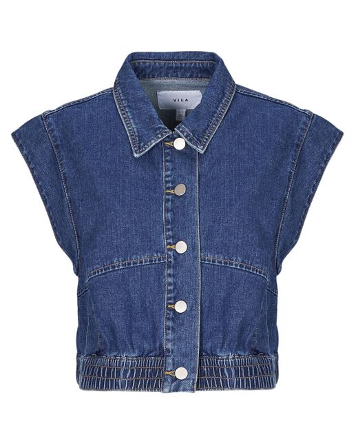 Vila Blue Denim Jacket Vica