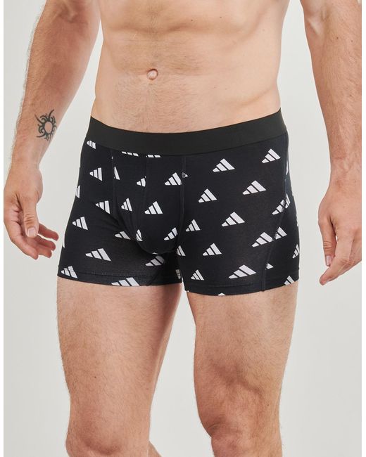 Adidas Blue Boxer Shorts Active Flex Cotton Pack De 3 for men