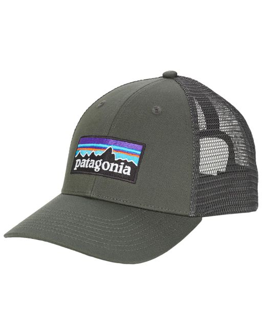 Patagonia Green Cap P-6 Logo Lopro Trucker Hat for men