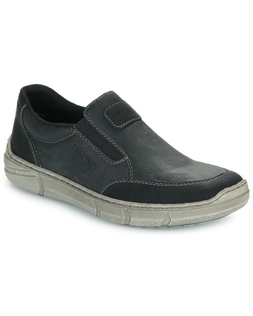 Rieker Black Slip-ons (shoes) Galanda for men