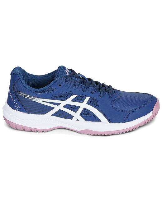 Asics Blue Shoes (trainers) Court Slide 4