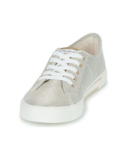 Pepe Jeans White Shoes (trainers) Brady Party W