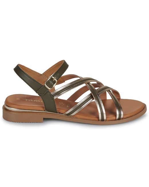 Tamaris Brown Flat Sandals 28108-761