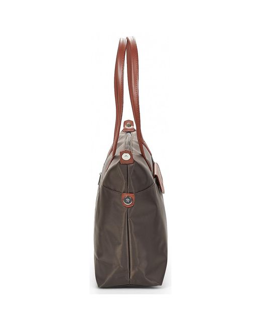 Hexagona Brown Shoulder Bag Pop