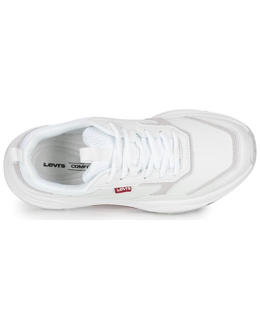 white levi trainers