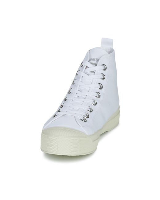 Bensimon Blue Stella B79 Femme Shoes (high-top Trainers)