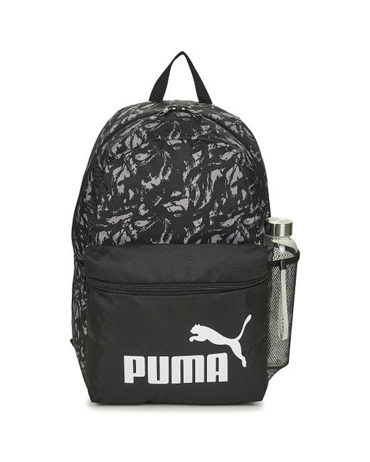 PUMA Black Backpack Phase Aop Backpack