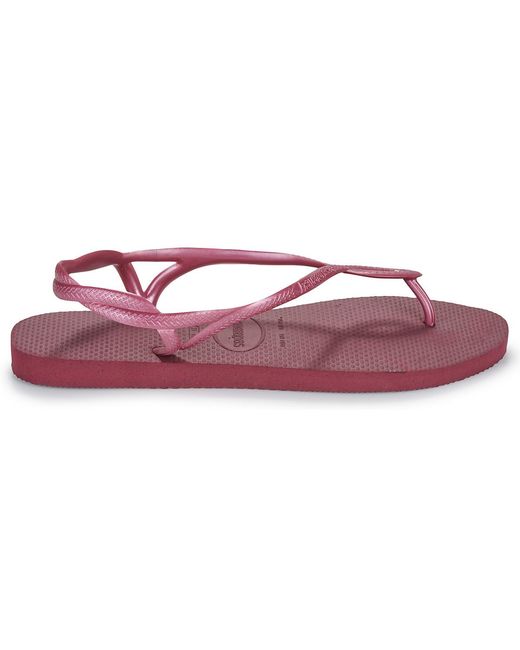 Havaianas Purple Flat Sandals Luna