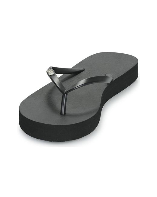 Roxy Black Flip Flops / Sandals (shoes) Viva Higher