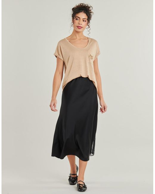 Les Petites Bombes Black Midi Skirts Nailla